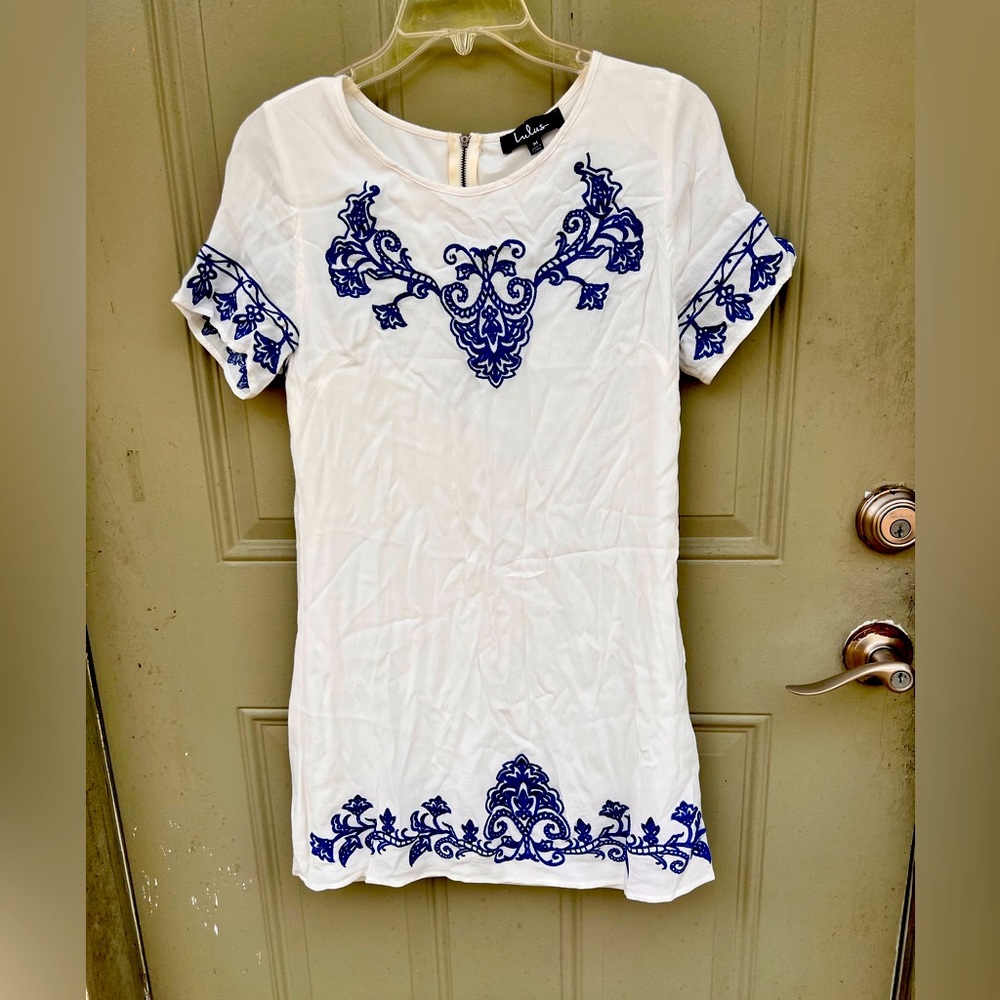 Dress, or tunic , or pool and beach cover all